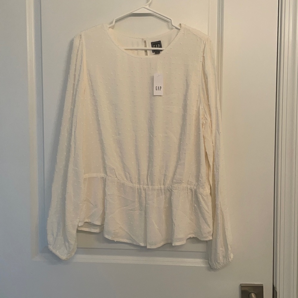 GAP - PEPLUM BLOUSE - SIZE L